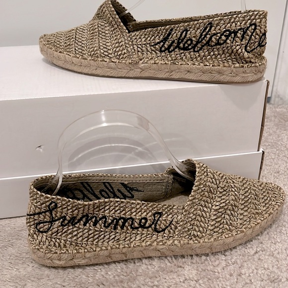 Zara Raffia Espadrille Flats - Picture 2 of 11